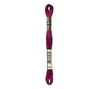 DMC 117-3803 Mouline Stickgarn, Baumwolle, 6 Stränge, mittlere dunkle Malve, 8,7 m