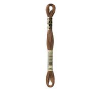 DMC 117-3862 Mouline gestrandet Baumwolle Sechs Strand Sticktwist Gewinde, Dark Mokka beige, 8.7-Yard