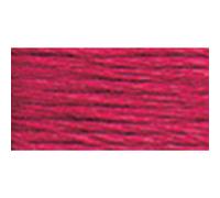 DMC 117 - 600 Six Stranded Cotton Embroidery Floss, Very Dark Cranberry, 8 m