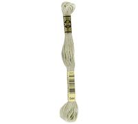 DMC 117-644 Sechs gestrandet Baumwolle Stickerei Floss, mittel beige grau, 8.7-Yard
