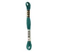 DMC 117-991 Stickgarn, 6 Stränge, Baumwolle, dunkles Aquamarin, 8 m