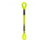 DMC Garn Polyester-Sticktwist 317W-E980 mit Lichteffekten 8 m Neongelb