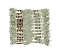 DMC 6-strängiges Stickgarn aus Baumwolle, helles Farngrün