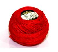 DMC Baumwolle Perle Gewinde Größe 5 666 - Pro 10 Gramm Ball + Gratis Minerva Crafts Craft Guide