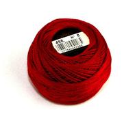 DMC Baumwolle Perle Gewinde Größe 8 498 - Pro 10 Gramm Ball + Gratis Minerva Crafts Craft Guide