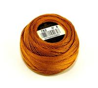 DMC Baumwolle Perle Gewinde Größe 8 782 - Pro 10 Gramm Ball + Gratis Minerva Crafts Craft Guide