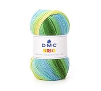 DMC - BRIO, ideal für die Herstellung von Kleidungsstücken - Stricknadel Nr. 4-80% Acryl und 20% Wolle | 100 Gr, 345 m, 18 Farben