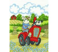 DMC Cruising Kuh Set, 100% Baumwolle, Mehrfarbig