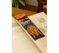 DMC - Der Schrei von Edvard Munch, Lesezeichen Kreuzstichset Niveau fortgeschritten