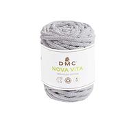 DMC - Eco Vita 12 | Recyceltes Baumwollgarn, Schlauchgarn mit einer Dicke von 4 mm | 250 g - 55 m - 24 Farben