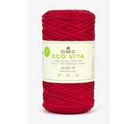 DMC - Eco Vita 4 | Recyceltes Baumwollgarn - mit Pflanzen-Etikett | 250 g - 200 m - 12 Farben