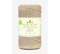 DMC - Eco Vita 4 | Recyceltes Baumwollgarn - mit Pflanzen-Etikett | 250 g - 200 m - 12 Farben