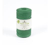 DMC Garn Baumwollgarn Eco Vita Metallic – recycelt, mit Pflanzen-Etikett – 250 g/200 m, 6 Farben
