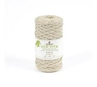 DMC - Eco Vita Metallic | Recyceltes Baumwollgarn - mit Pflanzen-Etikett | 250 g - 200 m - 6 Farben