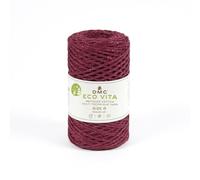 DMC - Eco Vita Metallic | Recyceltes Baumwollgarn - mit Pflanzen-Etikett | 250 g - 200 m - 6 Farben