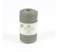 DMC - Eco Vita Metallic | Recyceltes Baumwollgarn - mit Pflanzen-Etikett | 250 g - 200 m - 6 Farben