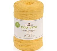 DMC Garn Strick- & Häkelgarn Eco Vita Tape, recycelte Baumwollmischung, Farbton 09, 250 g