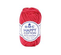DMC - Happy Cotton Knäuel - Speziell für Amigurumis - Sehr weich und angenehm im Gebrauch - 100% Baumwolle | 20 g - 43 m - 50 Farben
