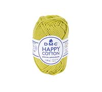 DMC - Happy Cotton Knäuel - Speziell für Amigurumis - Sehr weich und angenehm im Gebrauch - 100% Baumwolle | 20 g - 43 m - 50 Farben