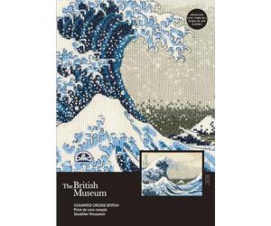 DMC Kit per Punto Croce British Museum The Great Wave, 100% Cotone, Multicolore, 15 x 1 x 15 cm