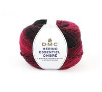 DMC Merinowolle Essentiel Ombrè - Häkelnadeln: 5/6, 150g/285m - Wolle-Acryl-Mischung (50% Merinowolle, 50% Acryl)