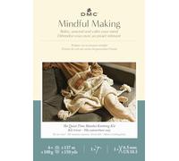 DMC Mindful Making Together Kit de Tricot Bonnet et écharpe, Coloris Assortis, Taille unique