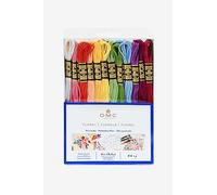 DMC - Mouliné Garnpack Blumiger Mix, 100% Baumwolle - 24 Stränge Mouliné Spécial Art. 117MC, je 4 m lang | Made in France