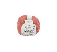 DMC Natura Just Baumwolle Garn 50 g, 155 Meter Länge, #N018 Orange/Rosa/Rot