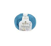 DMC Natura Just Baumwolle Garn 50 g, 155 Meter Länge, #N064 Blau