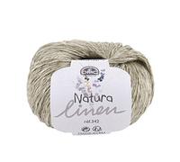DMC - Natura Linen, ideales Strick-und Häkelgarn für Frühling und Sommer | 50 g - 150 m - 15 Farben