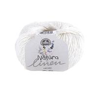 DMC - Natura Linen, ideales Strick-und Häkelgarn für Frühling und Sommer | 50 g - 150 m - 15 Farben