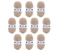 DMC Packung mit 10 Knäueln Knitty 4 Strickgarn. Erklärungen enthalten | Angenehm zu stricken. Sehr gute Qualität | Knäuel à 50 g 140 m | 10 Farben verfügbar, 8120ASS1_964