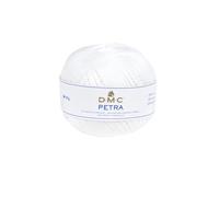 DMC Petra Nr. 8 Häkelgarn Unicolor B5200 Weiß