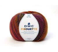 DMC - Pirouette-Garn, warm und weich | ideal für alle Arten von Kleidung | 200 g, 500 m, 10 Farben