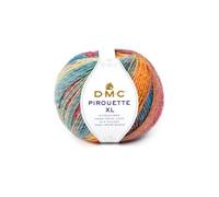 DMC - Pirouette XL Multicolor Optik - Wollmischung | Ideal für alle Kleidungsstücke | 200g, 300m, 5 Farben (1104)