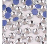 DMC runde SS6-SS50 2mm-10mm klare und kristall AB Qualität hochwertige Hotfix Steine, Heißfix Strass Glitzer Flachboden Kristall Strass zum Aufbügeln