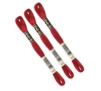 DMC Six Strand Embroidery Cotton - Red 321 - pack of three