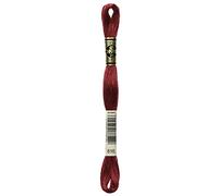 DMC Stickgarn, 8 m, verschiedene Farben, 100% Baumwolle, Farbe 816, 8,7 Yards