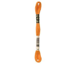 DMC Stickgarn aus Baumwolle 740, Fäden pro Knäuel