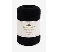 DMC Tape-Garn Eco Vita – 80% Baumwolle/20% Polyester, recycelt – Schwarz – 250 g