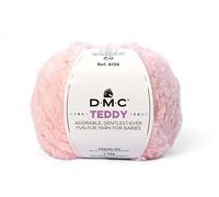 DMC Teddy Plüschwolle Polyamid 100% 50g 90m Wolle 5,5 Nadeln 9-12 Monate