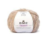 DMC Teddy: Plüschwolle, Polyamid, 50g/90m, Nadelgröße 5,5, Maschinenwäsche bei 40°C