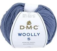 DMC Woolly 5 Merino Aran Garn, Vorteilspack, 10 x 50 g Knäuel, 80 Meter pro Knäuel, 77