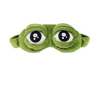 DMZK Frosch Augen Maske Schlafen Lustige Schlafmaske, 3D Augenklappe Augenbinde, Kreative Cartoon Frosch Augenmaske