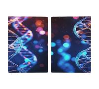 DNA Genetic Helix Reisepasshülle, Reisepasshülle, PU, Reisepasshülle, Brieftasche, Reisepasshülle, Uni, Reisepassschutz, Stil, 20,3 x 13,8 cm, Stil:, 20.3x13.8cm