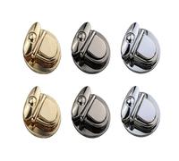 DNDGDLUA 6 Stück Taschenverschluss Steckschloss für Handtaschen Taschen Drehverschlüsse Metall Verschlüsse Push Lock Set Rostfrei Catch Tuck Lock für Leder Tasche Portemonnaie Geldbörse DIY, 3 Farben