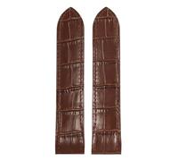 DNDJJM Kompatibel mit Cartier Santos Strap Herren SANTOS 100 Santos Lederarmband 20/23 mm(Brown - NO Buckle,20mm)
