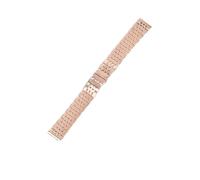 DNDJJM Massives Edelstahl-Uhrenarmband, kompatibel mit Tissot, kompatibel mit Longines, kompatibel mit oder Citizen-Uhrenarmband(Rose Gold,23mm)