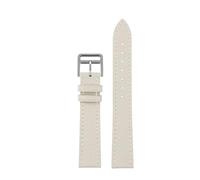 DNDJJM Uhrenarmband kompatibel mit Hermes H Lederuhrenarmband Hour-Serie quadratisches Zifferblatt dünnes orangefarbenes Uhrenarmband aus Rindsleder 14 mm 16 mm 18 mm(Milky Silver,16mm)