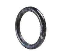 DNTENG Jade-Armband für Damen, 100 % natürliche, grüne Jade, Glücksbringer, echte runde Jade-Armreifen der Güteklasse A, mit Schmuckschatulle und Zertifikat, innen 54-64 mm, 60-62mm, Stein, Kein